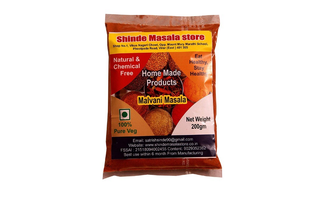 Shinde Malvani Masala    Tetra Pack  200 grams